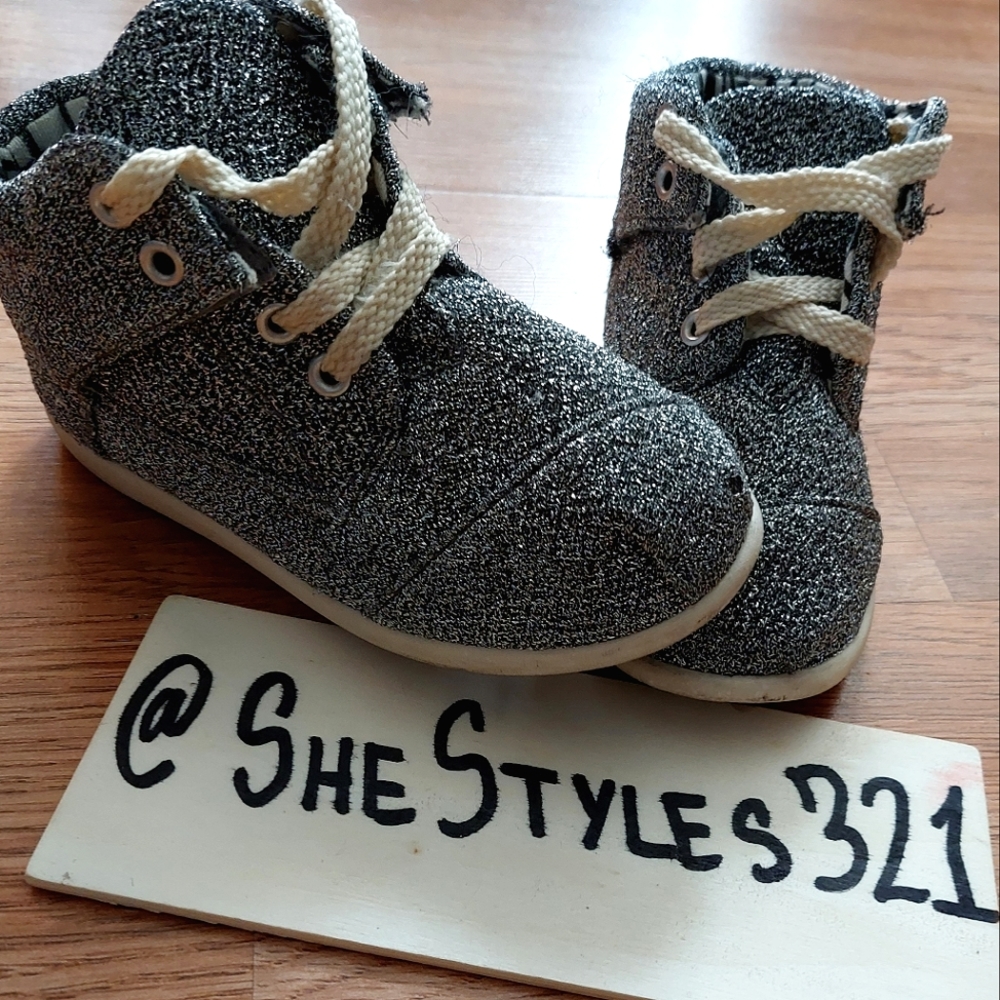 High Top Shimmery Shoes